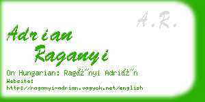 adrian raganyi business card